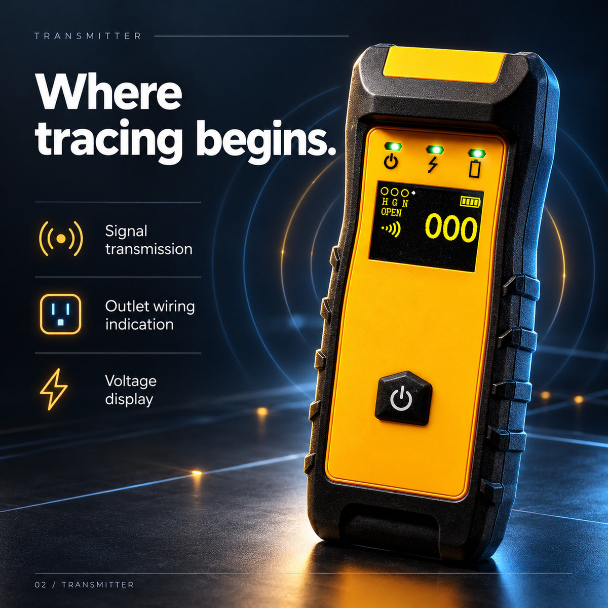 YL02 Electrical Circuit Tracer and Breaker Finder