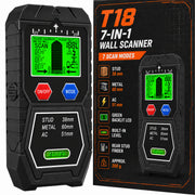 T18 Stud Finder Wall Scanner, for Wood/Metal/AC Wire/Pipe