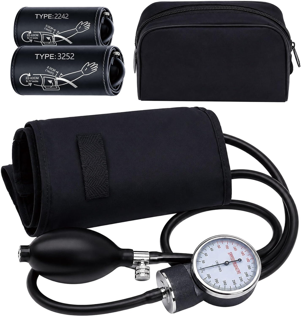 Manual Blood Pressure, Fit for M/L/XL Size Adults Kid Carrying Case