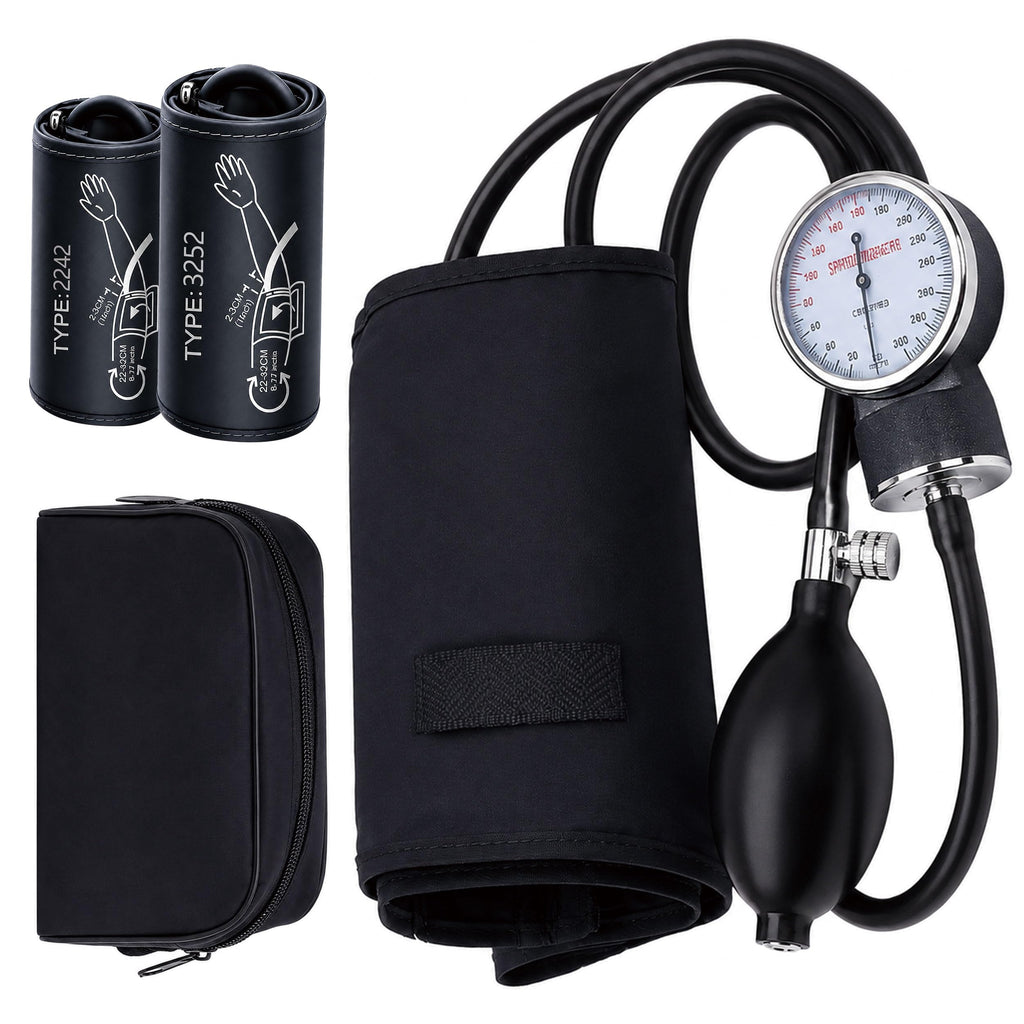 Manual Blood Pressure, Fit for M/L/XL Size Adults Kid Carrying Case