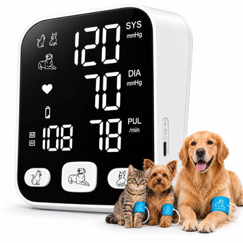 DD010 Pet Blood Pressure Monitor, 3 Sizes Cuffs for Dog/Cat